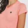 Camiseta Wilson  Deslavada Dama- Coral