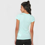 Camiseta Wilson Deslavada Dama- Verde Aqua