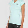 Camiseta Wilson Deslavada Dama- Verde Aqua
