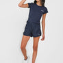 Camiseta Wilson Ultralight Dama- Azul Marino