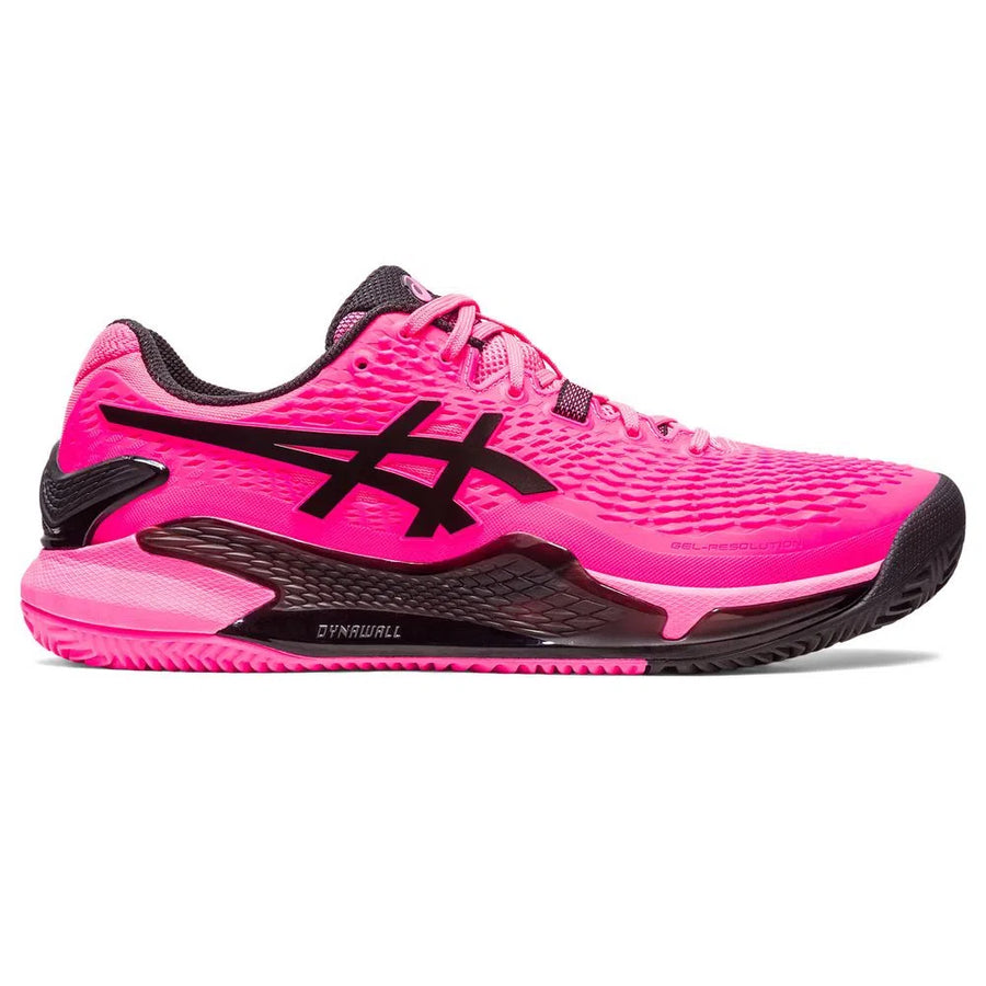 Tenis Ascis Gel Resolution 9 Clay  Hot Pink