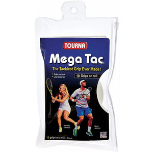 Mega Tac Tourna Grip x 10 Blanco