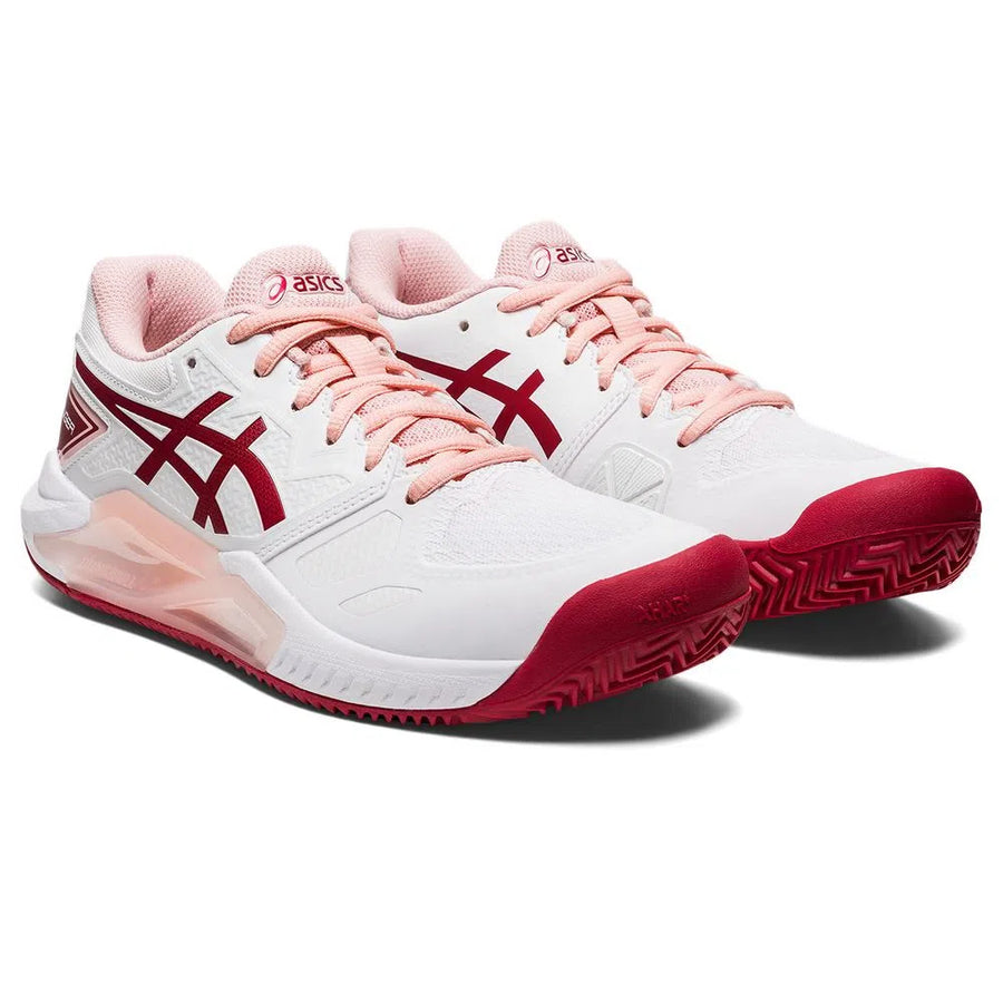 Tenis Asics Gel Challenger 13 Clay Mujer- Blanco