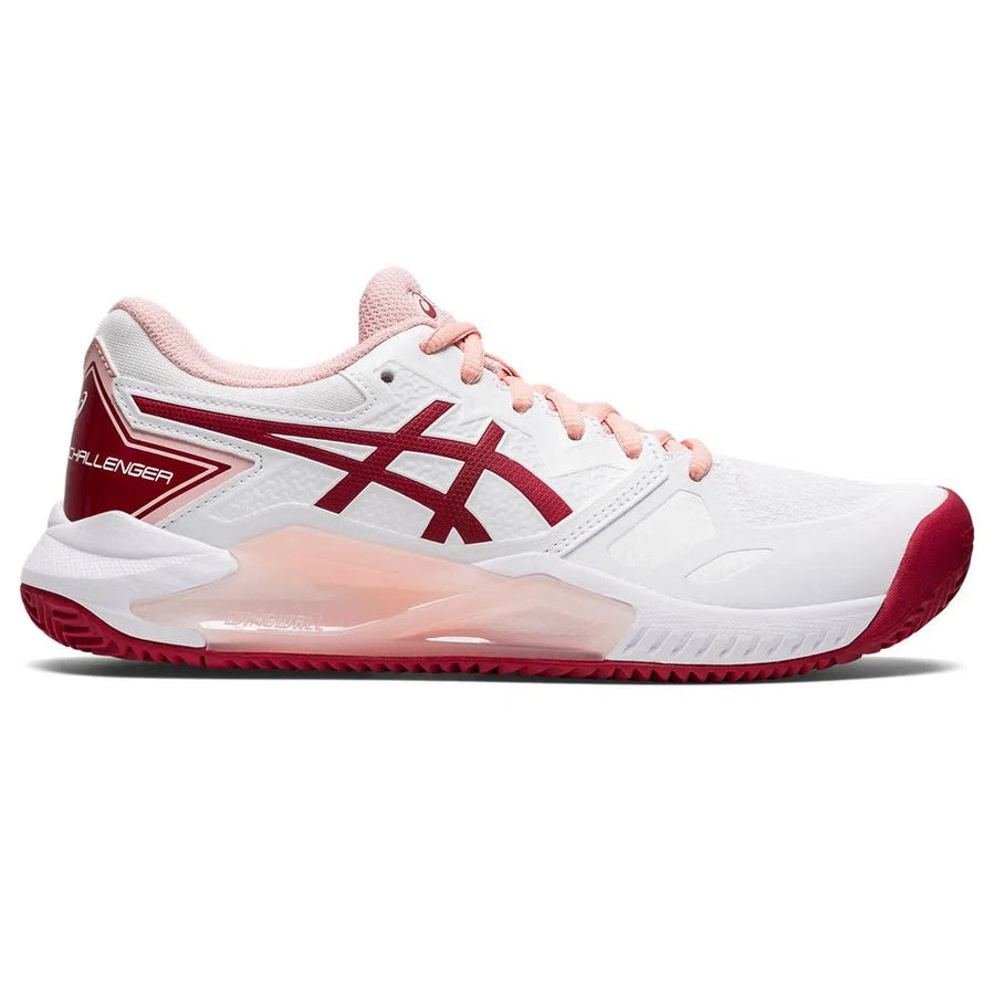 Tenis Asics Gel Challenger 13 Clay Mujer- Blanco